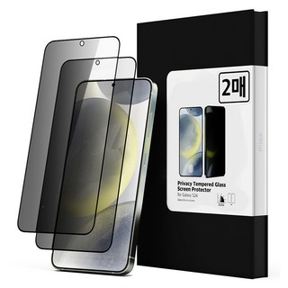 미아크 갤럭시 지문인식 사생활보호 액정 강화유리 필름 2p 세트, 1세트