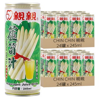 CHIN CHIN 親親 蘆筍汁, 245ml, 48罐