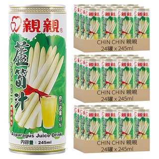 CHIN CHIN 親親 蘆筍汁, 245ml, 72罐