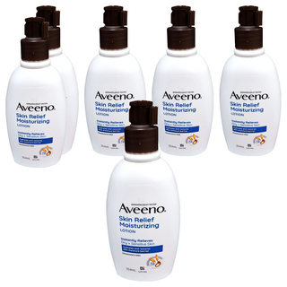 Aveeno 燕麥高效舒緩保濕乳 無香, 354ml, 6瓶