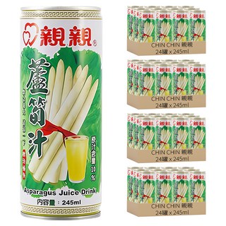 CHIN CHIN 親親 蘆筍汁, 245ml, 96罐