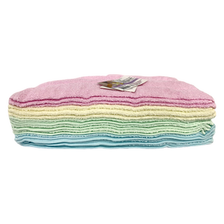 ONE&ONE 慶峯棉業 台灣製素色純棉毛巾 棉紗 33 x 72cm 12條, 素色, 1組