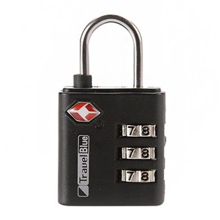 Travel Blue 英國藍旅 TSA美國海關三碼鎖 TSA認證 精鋼鎖身