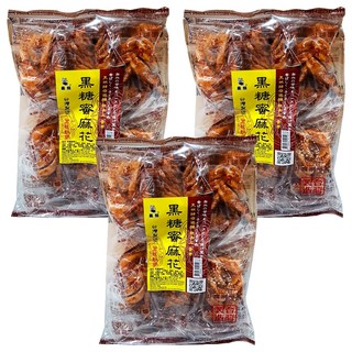 黑熊 黑糖蜜麻花 台灣製造, 180g, 3袋