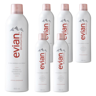 evian 依雲 天然礦泉護膚保濕噴霧, 400ml, 6件