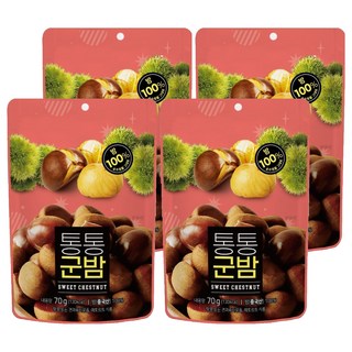 Nutree 飽滿烤栗子, 70g, 4個