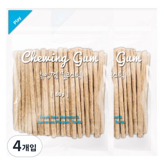 굿데이 대용량 반려견 간식, 밀크스틱 맛, 4개