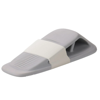 Lestar 二合一PVC防撞可收納固定門檔 灰色, 1個