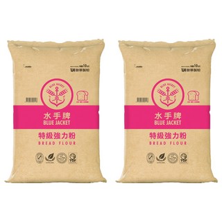 聯華製粉 BLUE JACKET 水手牌 特級強力粉, 10kg, 2袋