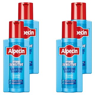 알페신 하이브리드 카페인 샴푸, 250ml, 4개