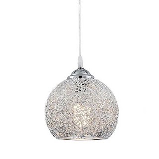 HONEY COMB 鐵藝鋁線絲餐廳吊燈 BL-41323, 銀色