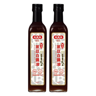 高慶泉 黑豆白醬油 100%純釀造, 480ml, 2瓶