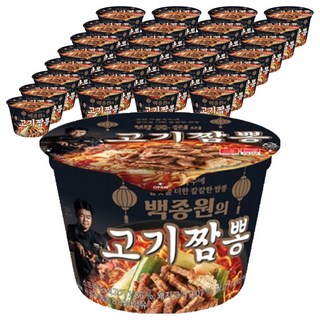 PAIK COOK 白種元鮮肉炒碼杯麵 105g, 32個