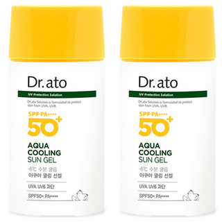 Dr.ato 水潤涼感防曬乳 SPF50+ PA++++, 50ml, 2個