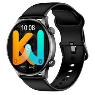 樂米LARMI infinity 4樂米通話智能手錶 原廠保固, 1.43吋, 黑色, 藍芽: 5.2 + BT 3.0, 1個