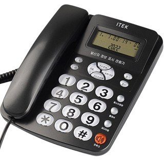 Itek 來電顯示 CID 有線電話, IK-320(黑色)