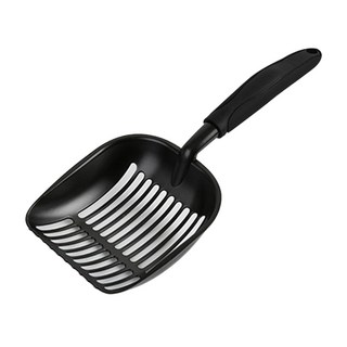 세이코코아 고양이 스틸 모래삽 일반형, 블랙, 1개