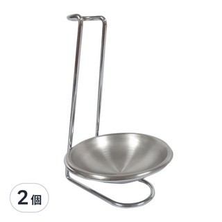 橘之屋 不鏽鋼湯杓架, 多功能置物架，鍋鏟湯勺皆可使用，U型承托穩定擺放, 單色, 10*11*18, 2個