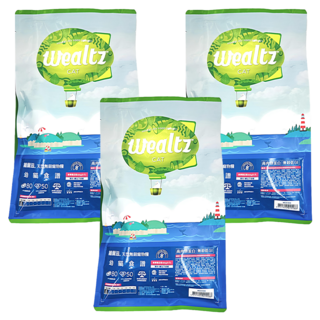 Wealtz 維爾滋 天然無榖寵物糧 1歲以下幼貓適用, 雞肉, 300g, 3包
