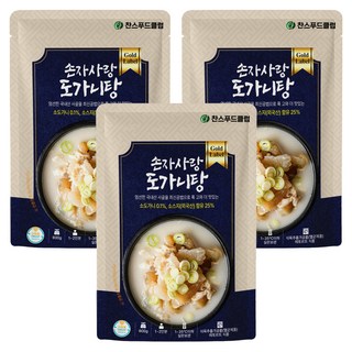 ChanseuPudeu 愛孫牛膝骨湯, 3個, 600g