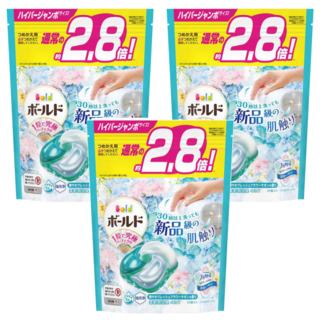 Bold 4in1 持香4D洗衣膠囊補充裝 清新花香, 31顆, 3袋