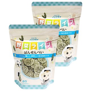 寶寶食堂 海苔仙貝 非油炸 日本愛知縣製造, 海苔, 19g, 2包