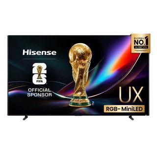 HISENSE 4K RGB-Mini LED 안드로이드 14 스마트TV, 116UXQ, 방문설치, 스탠드형, 293cm(116인치)