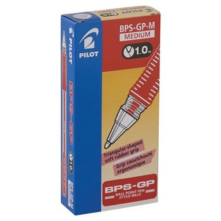 PILOT 百樂 BPS-GP-M 舒寫筆 1.0 (12 支) 套裝, 紅色, 1盒
