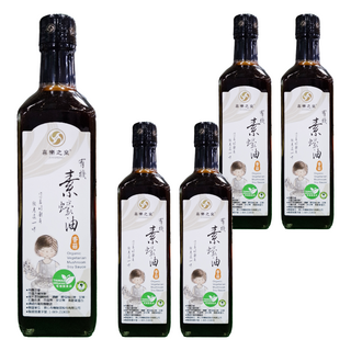 JOYSPRING 喜樂之泉 有機素蠔油, 使用有機糯米, 絕不添加黏稠劑, 500ml, 5瓶