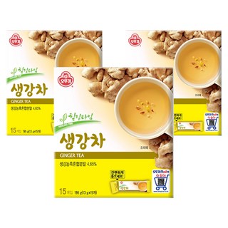 오뚜기 생강차, 13g, 15개입, 3개