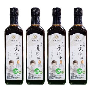 JOYSPRING 喜樂之泉 有機素蠔油, 使用有機糯米, 絕不添加黏稠劑, 500ml, 4瓶