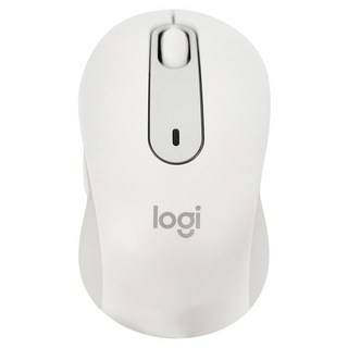 Logitech 羅技 多工靜音無線滑鼠, M650, 白色