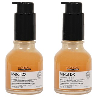 L'OREAL PROFESSIONNEL 巴黎萊雅PRO 絲漾博吸金喚彩髮油 染後護色 柔順修護 推薦, 50ml, 2罐