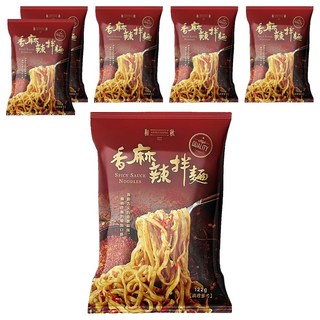 和秋 香麻辣拌麵, 勁辣香麻, 麵條彈牙涮嘴, 6包