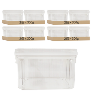 密封保鮮盒 460ml 300g, 8個, 8 個容器 + 8 個蓋子