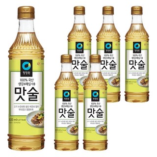청정원 맛술, 830ml, 6개