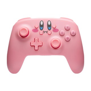 PowerA 任天堂官方授權 卡比造型無線遊戲手把 限量款，舒適握感，靈敏按鍵, NSGP0348-01, 1個