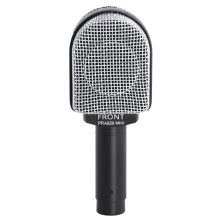 Superlux 舒伯樂 動圈式樂器麥克風，大動態，寬廣頻率響應，平面式網頭，全金屬機身, PRA628 MKII, 黑色