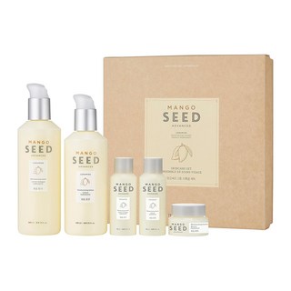 THE FACE SHOP 菲詩小舖 芒果籽保濕水乳禮盒組 化妝水 乳液 乳霜 滋潤 彈潤, 1組