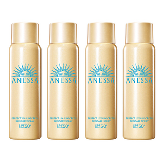 아넷사 퍼펙트 UV 선스크린 스킨케어 스프레이 NA SPF50+ PA++++, 60g, 4개