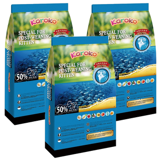 karoko 樂果 幼貓 乾飼料, 雞肉, 1.2kg, 3袋