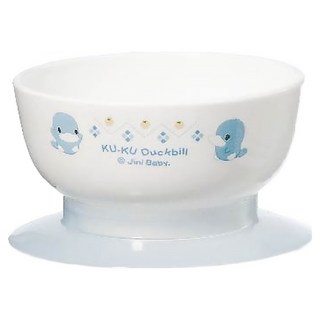 KU.KU Duckbill 酷咕鴨 可微波吸盤碗, 1個, White