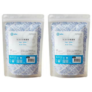 aibo 吸濕除霉 乾燥劑 台灣製 20包, 600g, 2袋