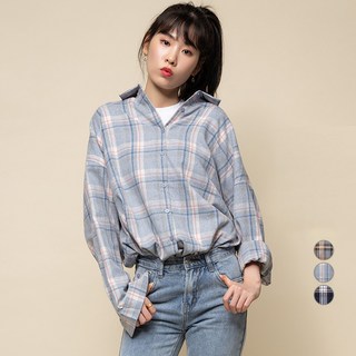 CARET 女款 寬鬆法蘭絨襯衫