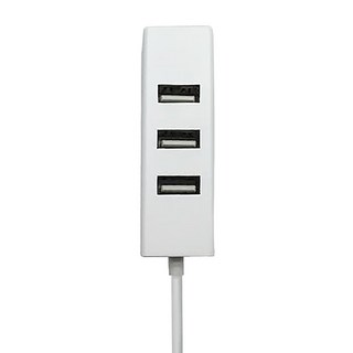 HOLiC USB 4port Hub 四孔集線器, 白色, 1個