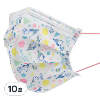 KOgi 宏瑋 史努比 兒童口罩 14.5 x 9cm, 生日, 10片, 10盒