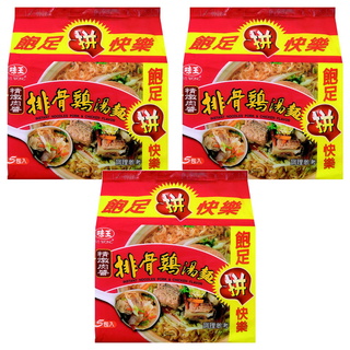 味王 排骨雞湯麵 93g, 15包