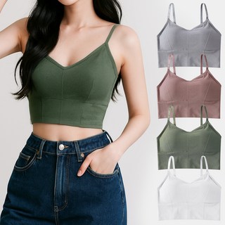 AnotherD 短版彈性小可愛內衣 4件組