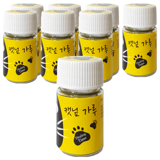 힐링타임 고양이 가루 간식, 캣닢, 6g, 8개