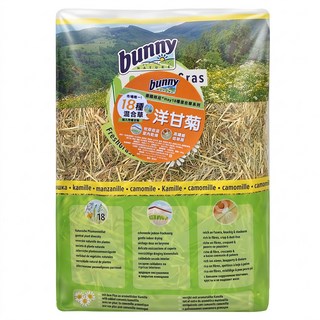 bunny NATURE 德國邦尼 Hay 18種混合草系列 洋甘菊飼料, 500g, 1包
